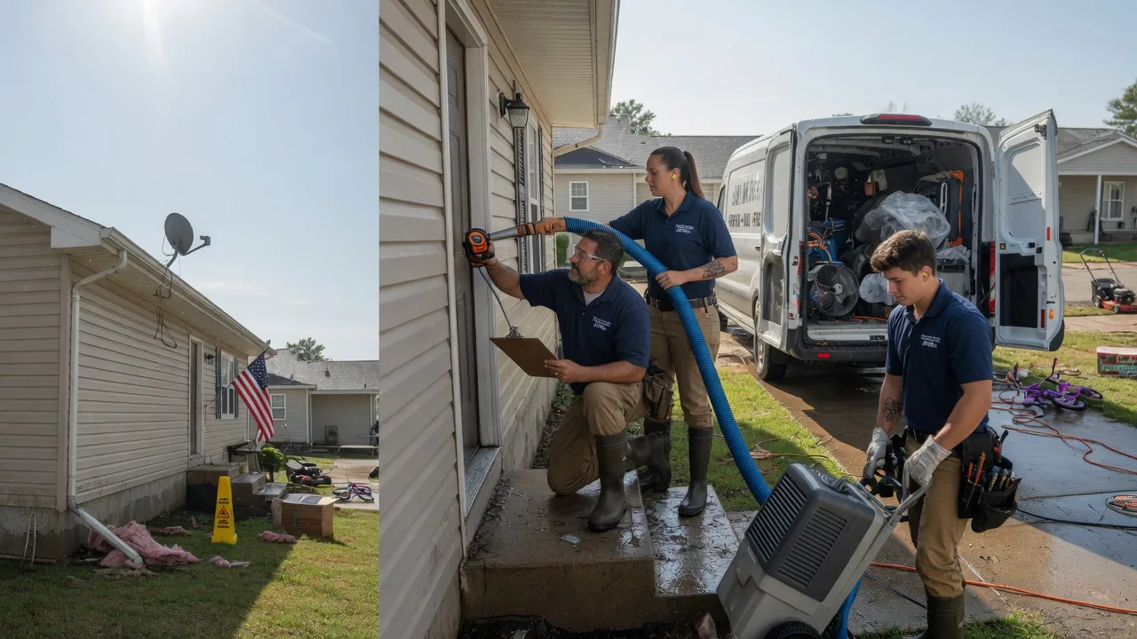 Ceiling Water Damage Restoration in Kingman, ME near me